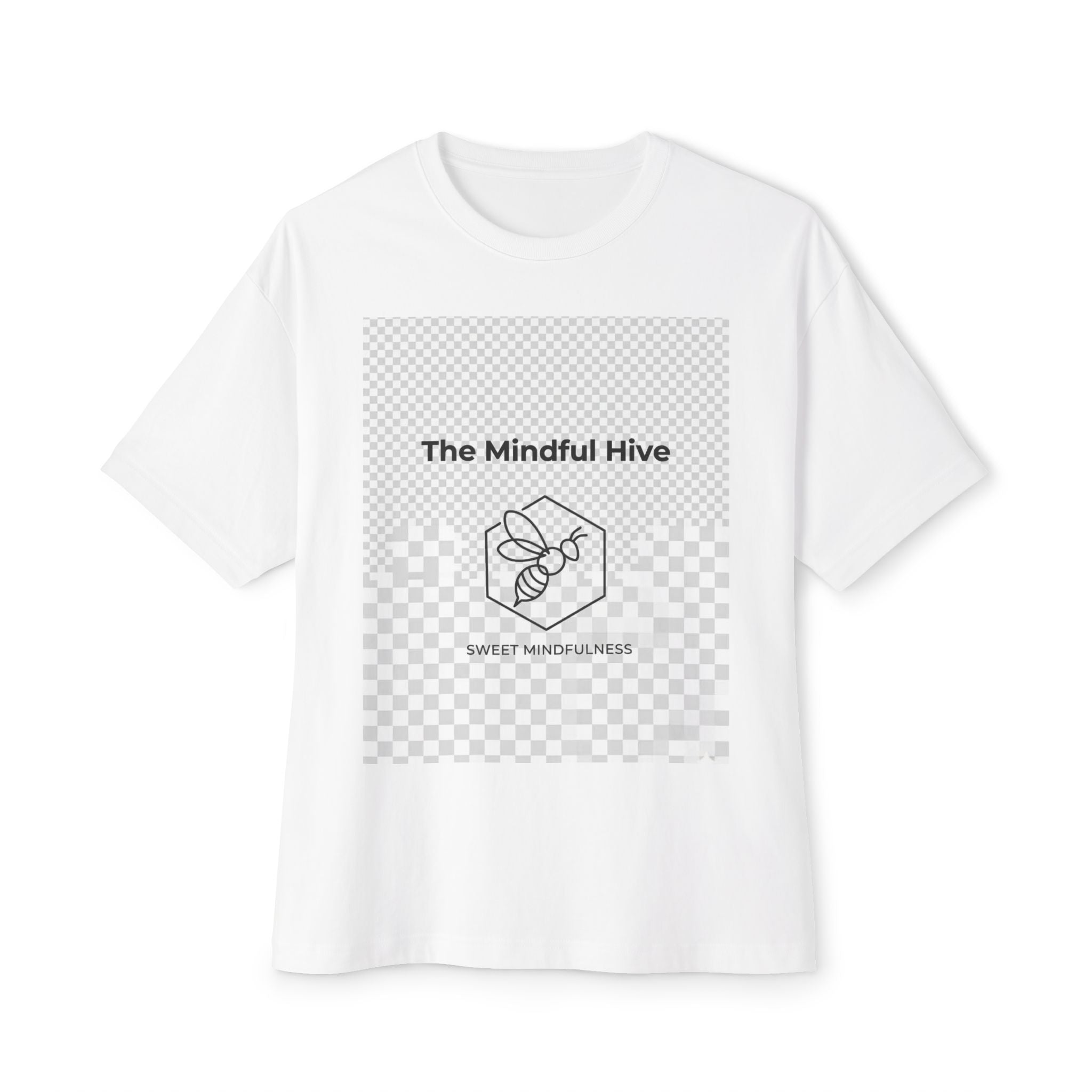 Mindful Hive Tee — Minimalist Bee Logo T‑Shirt
