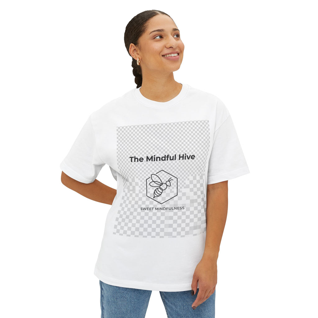 Mindful Hive Tee — Minimalist Bee Logo T‑Shirt