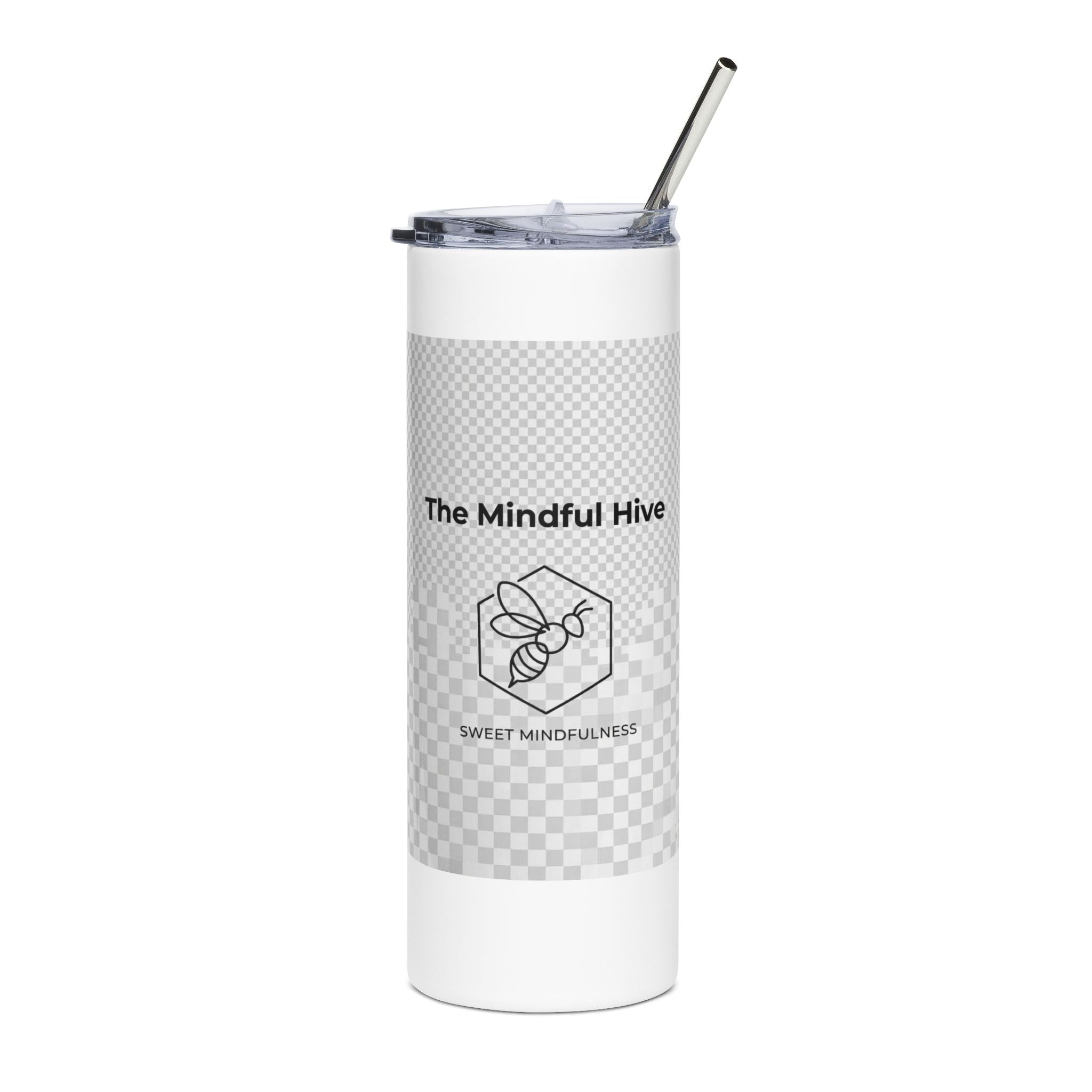 Mindful Hive 20oz Stainless Steel Tumbler – Sweet Mindfulness Bee Design