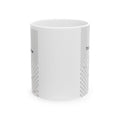 Ceramic Mug — 'The Hive' Minimal Checkerboard Coffee Mug (11oz/15oz)