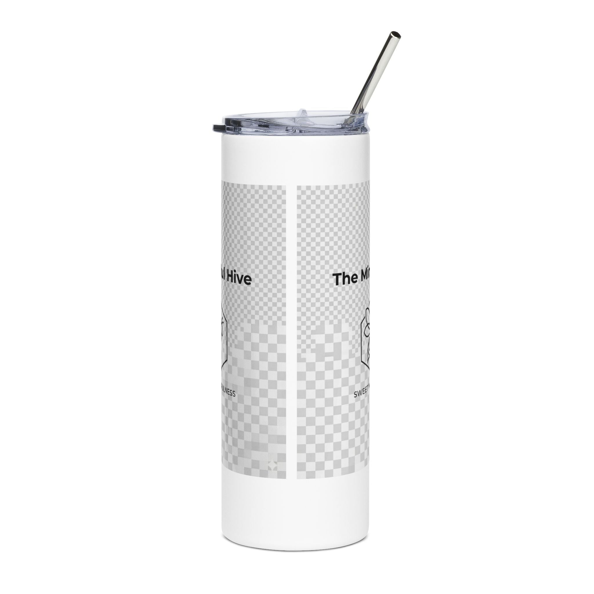 Mindful Hive 20oz Stainless Steel Tumbler – Sweet Mindfulness Bee Design
