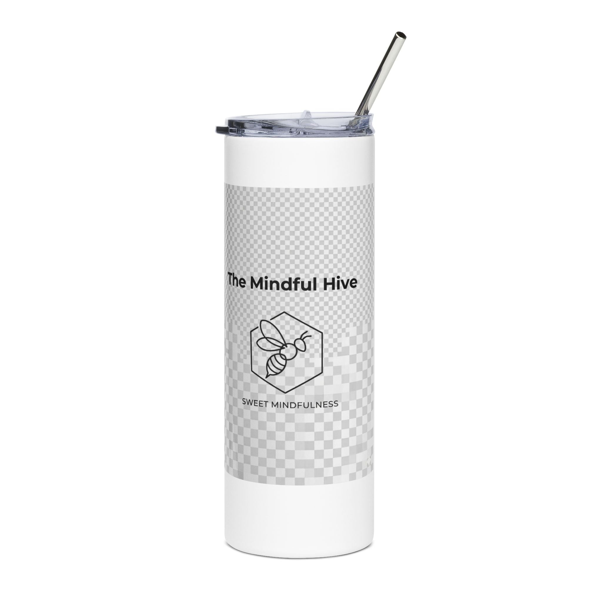 Mindful Hive 20oz Stainless Steel Tumbler – Sweet Mindfulness Bee Design