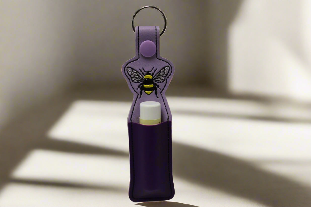 Bee Lip Balm Holder by Stitching Critters